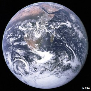 Planet Erde aus dem Weltall